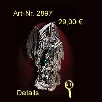 Lampe mit Drachen